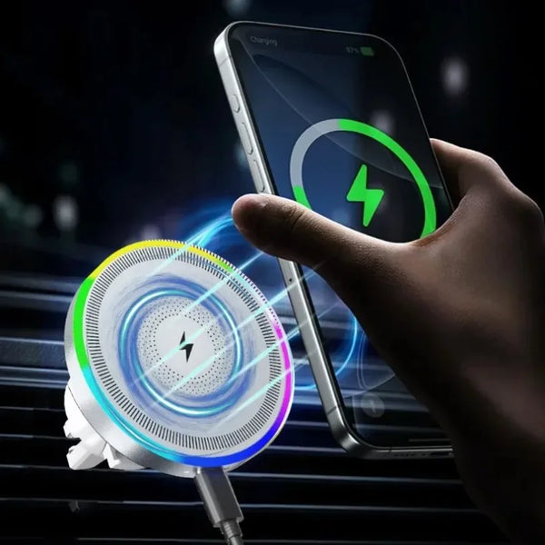 Magnetic Car Phone Mount Charger
