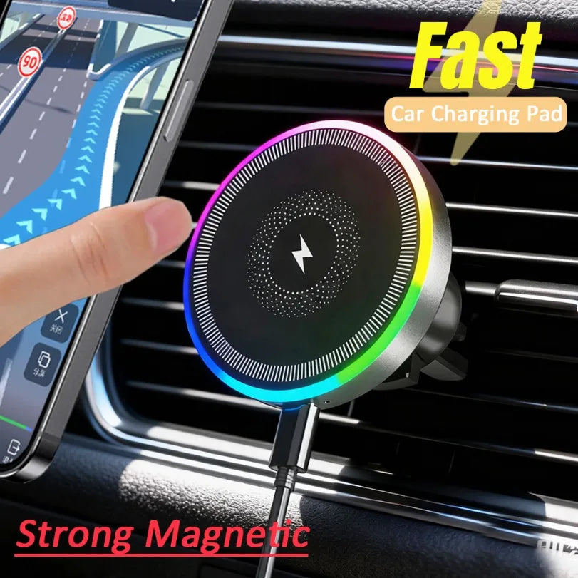 Magnetic Car Phone Mount Charger