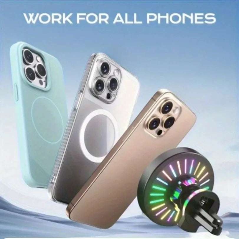 Magnetic Car Phone Mount Charger